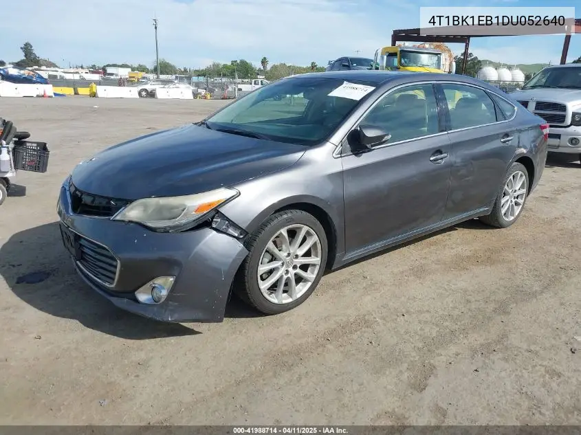 2013 Toyota Avalon Xle Touring VIN: 4T1BK1EB1DU052640 Lot: 41988714