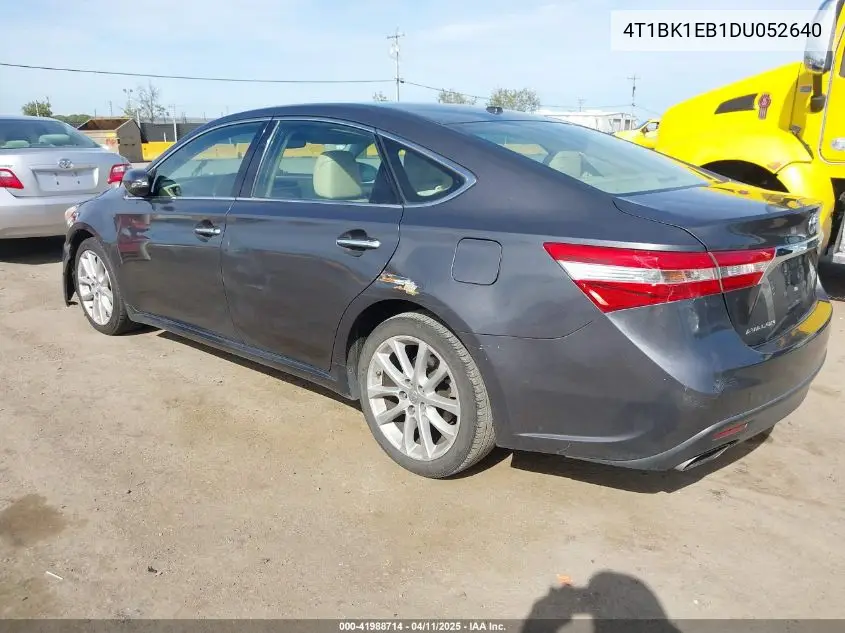 2013 Toyota Avalon Xle Touring VIN: 4T1BK1EB1DU052640 Lot: 41988714