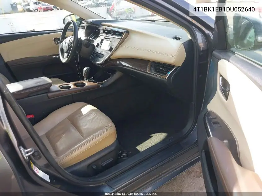 2013 Toyota Avalon Xle Touring VIN: 4T1BK1EB1DU052640 Lot: 41988714