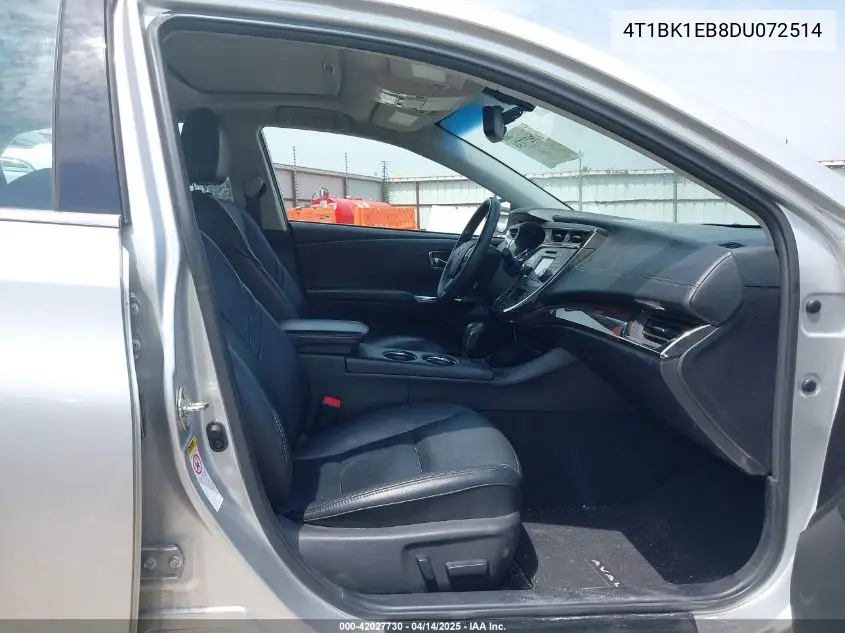 2013 Toyota Avalon Xle Premium VIN: 4T1BK1EB8DU072514 Lot: 42027730