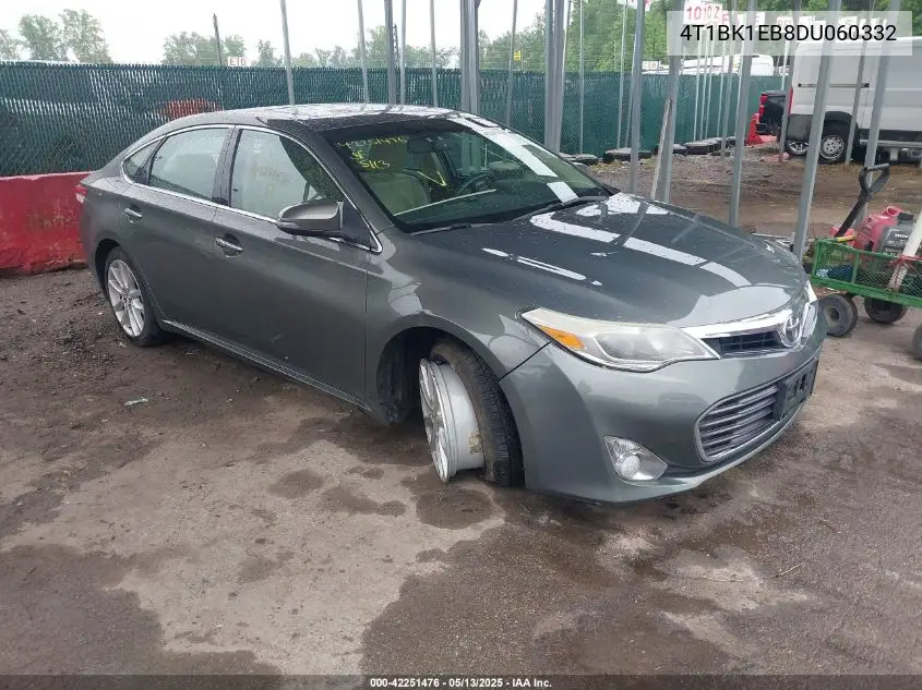 2013 Toyota Avalon Xle Touring VIN: 4T1BK1EB8DU060332 Lot: 42251476