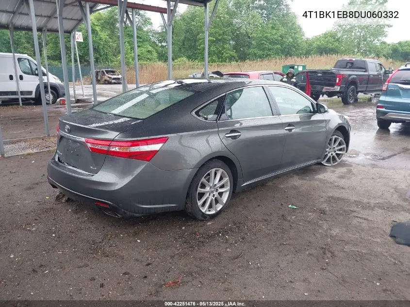 2013 Toyota Avalon Xle Touring VIN: 4T1BK1EB8DU060332 Lot: 42251476