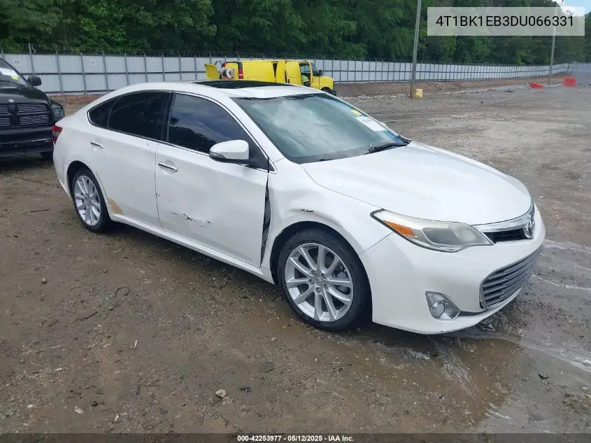 2013 Toyota Avalon Xle Touring VIN: 4T1BK1EB3DU066331 Lot: 42253977