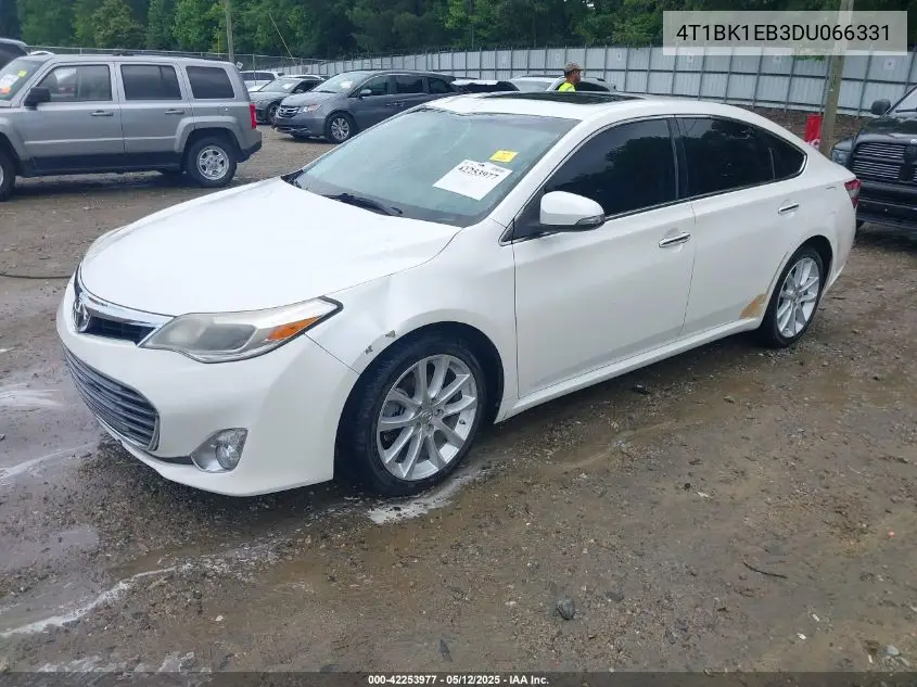2013 Toyota Avalon Xle Touring VIN: 4T1BK1EB3DU066331 Lot: 42253977