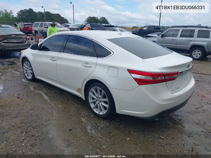 2013 Toyota Avalon Xle Touring VIN: 4T1BK1EB3DU066331 Lot: 42253977