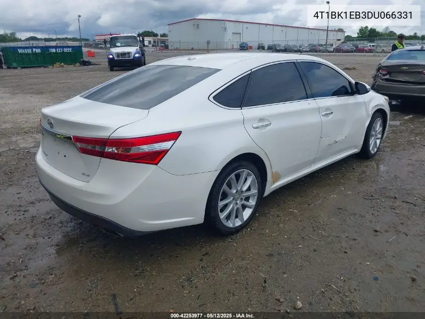 2013 Toyota Avalon Xle Touring VIN: 4T1BK1EB3DU066331 Lot: 42253977