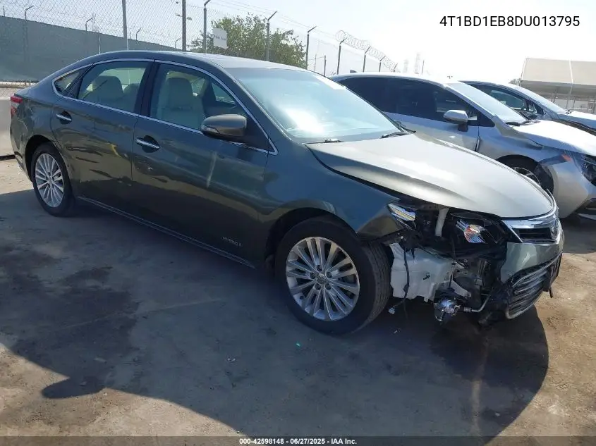 2013 Toyota Avalon Xle Touring VIN: 4T1BD1EB8DU013795 Lot: 42598148