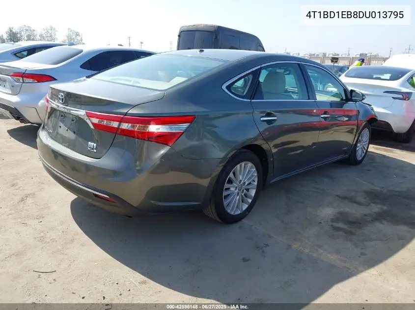 2013 Toyota Avalon Xle Touring VIN: 4T1BD1EB8DU013795 Lot: 42598148