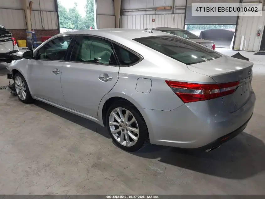 2013 Toyota Avalon Limited VIN: 4T1BK1EB6DU010402 Lot: 42615510