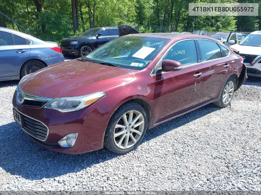 2013 Toyota Avalon Limited VIN: 4T1BK1EB8DU055972 Lot: 42622658