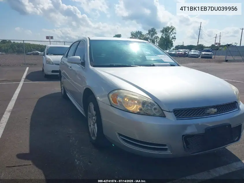 2013 Toyota Avalon Xle VIN: 4T1BK1EB7DU039956 Lot: 42741574