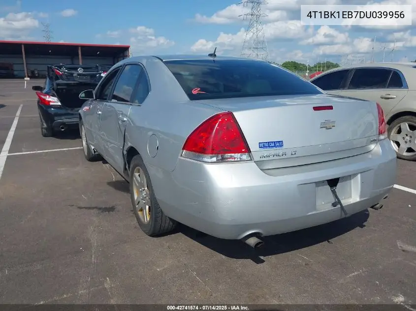 2013 Toyota Avalon Xle VIN: 4T1BK1EB7DU039956 Lot: 42741574