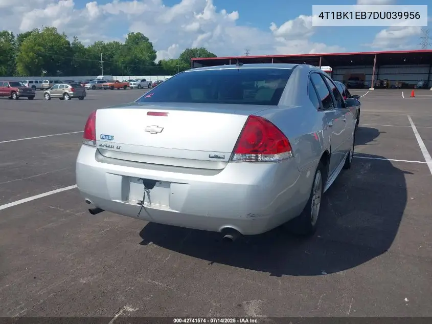 2013 Toyota Avalon Xle VIN: 4T1BK1EB7DU039956 Lot: 42741574