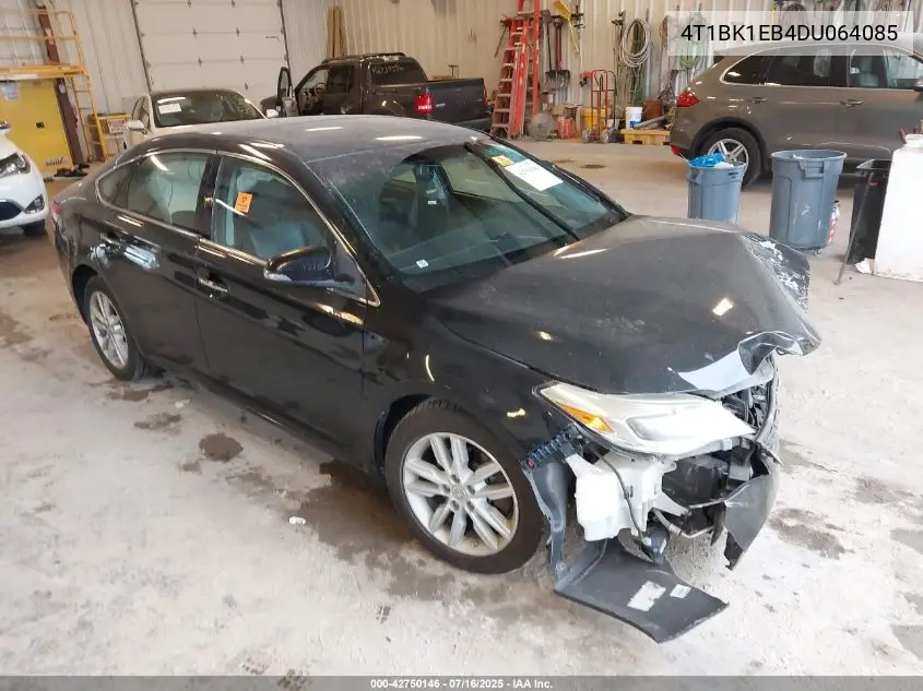 2013 Toyota Avalon Xle Premium VIN: 4T1BK1EB4DU064085 Lot: 42750146