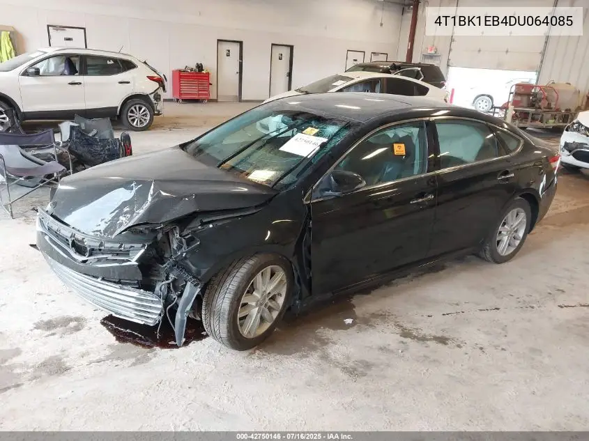 2013 Toyota Avalon Xle Premium VIN: 4T1BK1EB4DU064085 Lot: 42750146