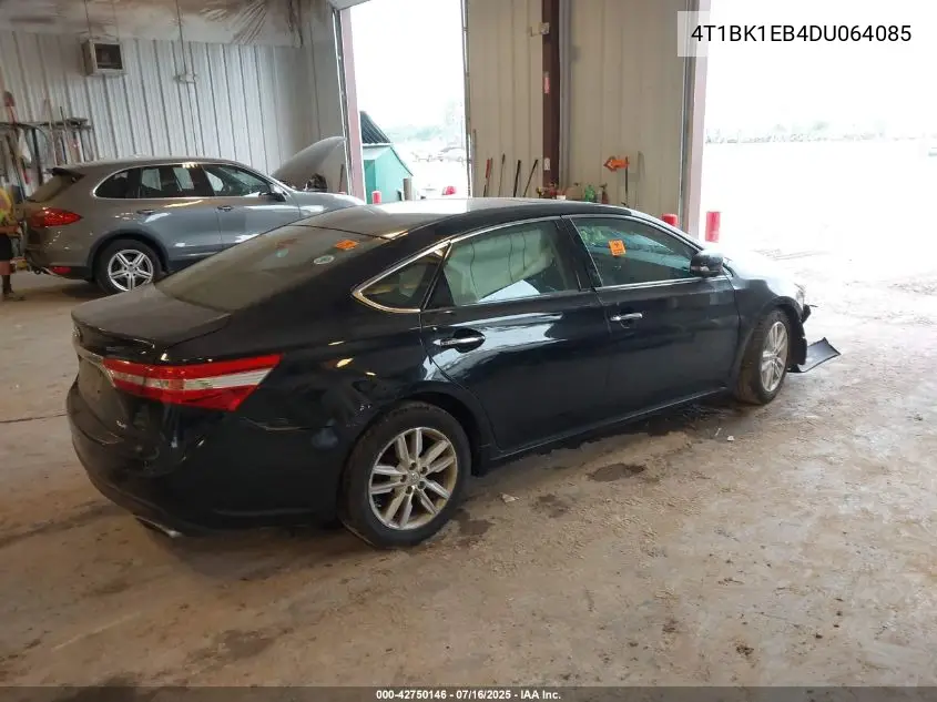 2013 Toyota Avalon Xle Premium VIN: 4T1BK1EB4DU064085 Lot: 42750146