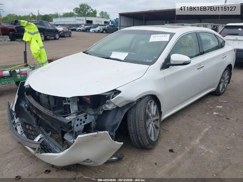 2014 Toyota Avalon Xle Touring VIN: 4T1BK1EB7EU115127 Lot: 42224545