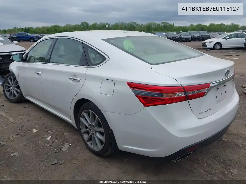 2014 Toyota Avalon Xle Touring VIN: 4T1BK1EB7EU115127 Lot: 42224545