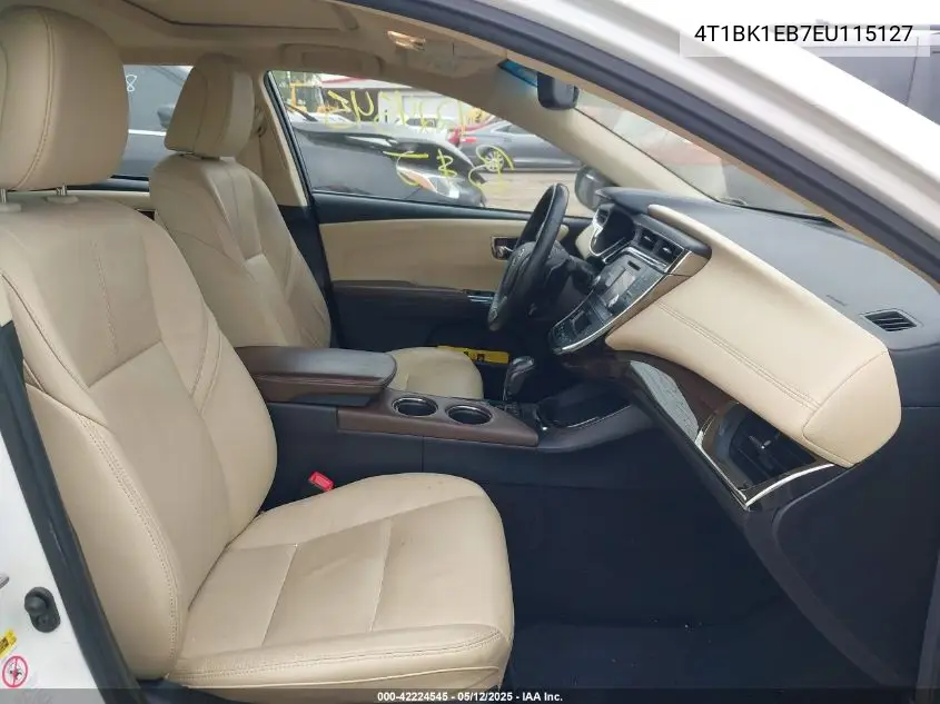 2014 Toyota Avalon Xle Touring VIN: 4T1BK1EB7EU115127 Lot: 42224545