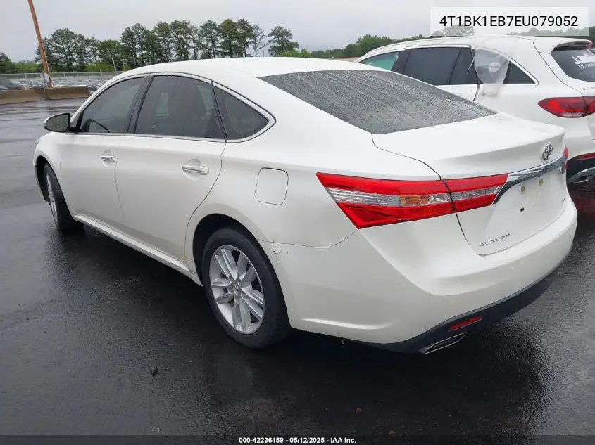 2014 Toyota Avalon Xle Premium VIN: 4T1BK1EB7EU079052 Lot: 42236459