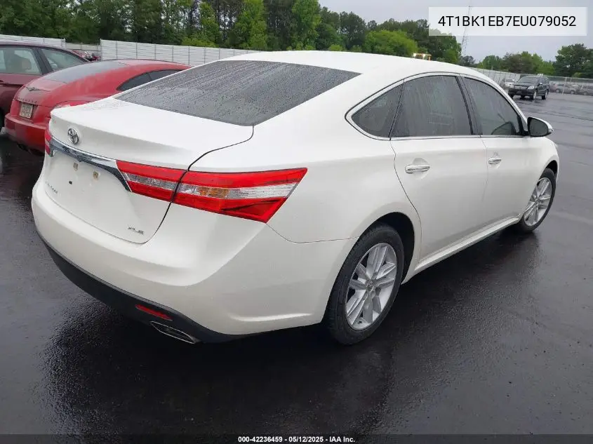 2014 Toyota Avalon Xle Premium VIN: 4T1BK1EB7EU079052 Lot: 42236459