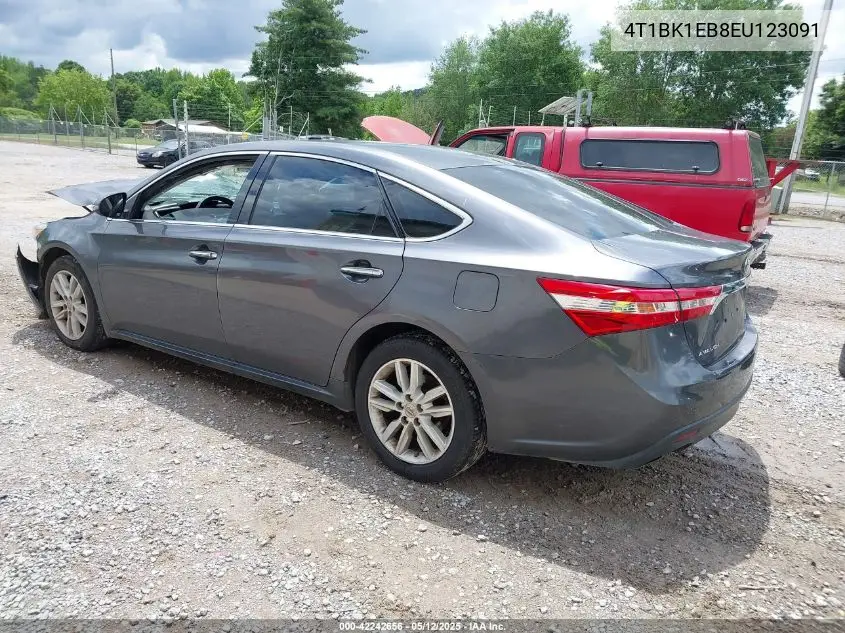 2014 Toyota Avalon Xle Premium VIN: 4T1BK1EB8EU123091 Lot: 42242656