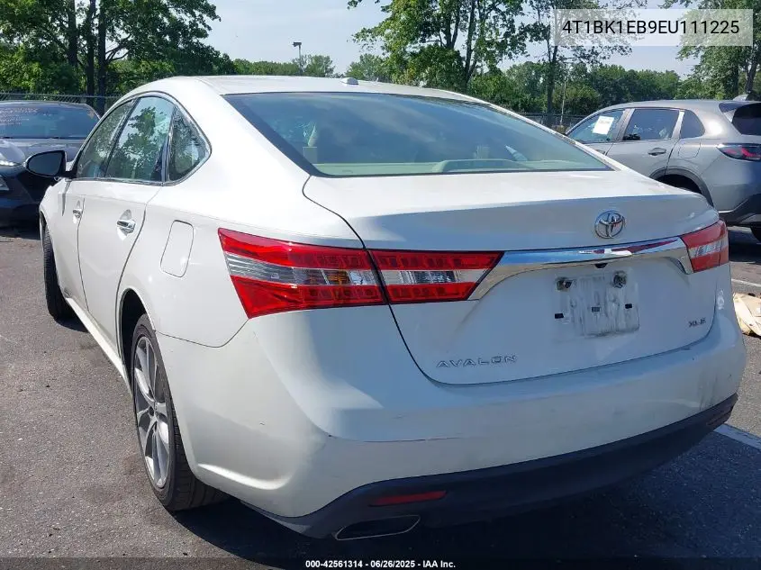 2014 Toyota Avalon Xle Touring VIN: 4T1BK1EB9EU111225 Lot: 42561314