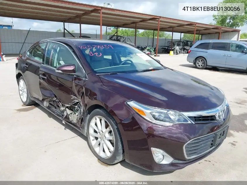 2014 Toyota Avalon Limited VIN: 4T1BK1EB8EU130056 Lot: 42574359