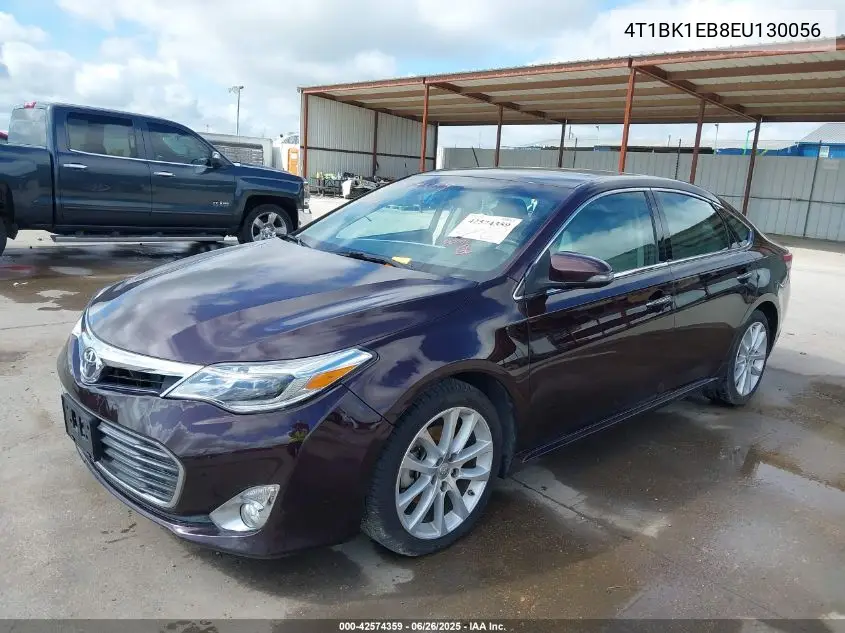 2014 Toyota Avalon Limited VIN: 4T1BK1EB8EU130056 Lot: 42574359
