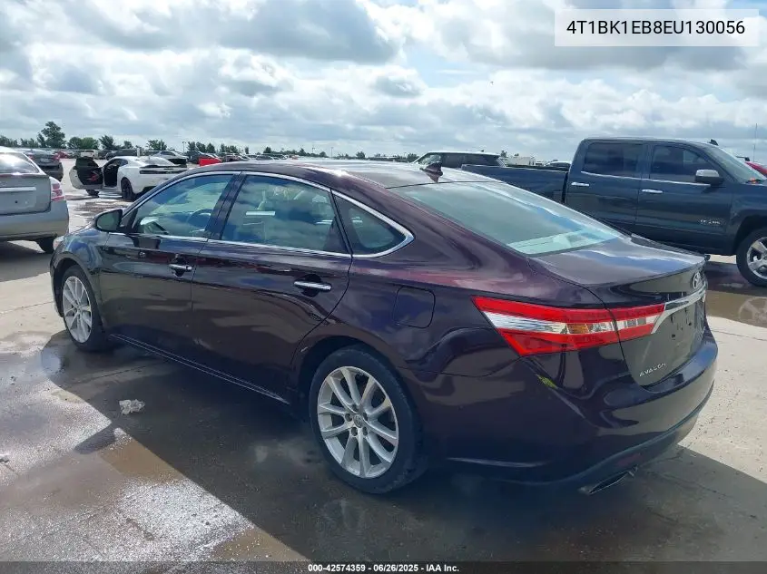 2014 Toyota Avalon Limited VIN: 4T1BK1EB8EU130056 Lot: 42574359