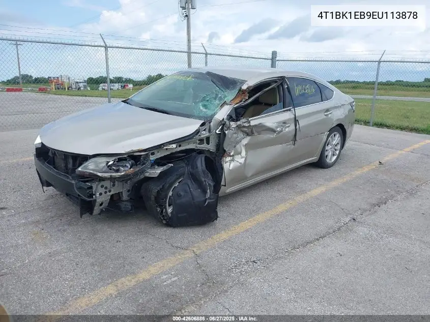 2014 Toyota Avalon Xle VIN: 4T1BK1EB9EU113878 Lot: 42606886