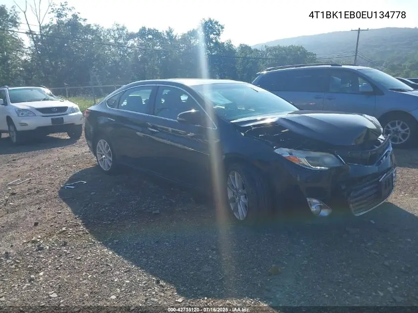 4t1bk1eb0eu134778 4T1BK1EB0EU134778 2014 Toyota Avalon Limited