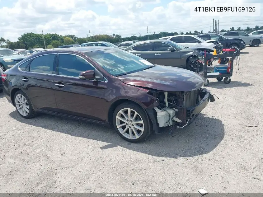 2015 Toyota Avalon Limited VIN: 4T1BK1EB9FU169126 Lot: 42076196