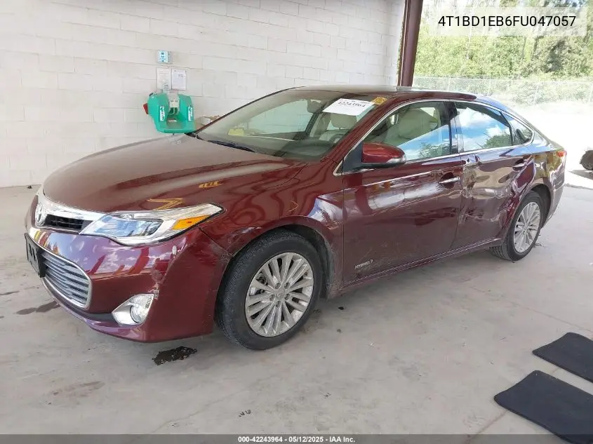 2015 Toyota Avalon Hybrid Xle Touring VIN: 4T1BD1EB6FU047057 Lot: 42243964