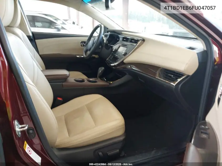 2015 Toyota Avalon Hybrid Xle Touring VIN: 4T1BD1EB6FU047057 Lot: 42243964