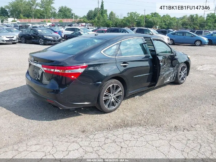 2015 Toyota Avalon Xle Touring Se VIN: 4T1BK1EB1FU147346 Lot: 42613052