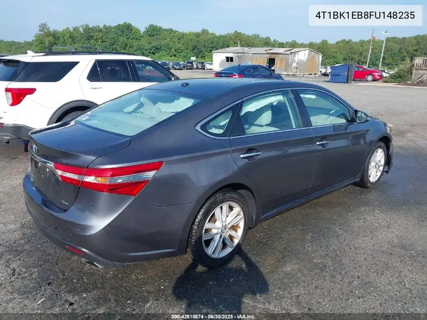 2015 Toyota Avalon Xle Premium VIN: 4T1BK1EB8FU148235 Lot: 42618674