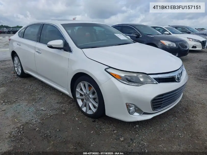 4T1BK1EB3FU157151 2015 Toyota Avalon Limited