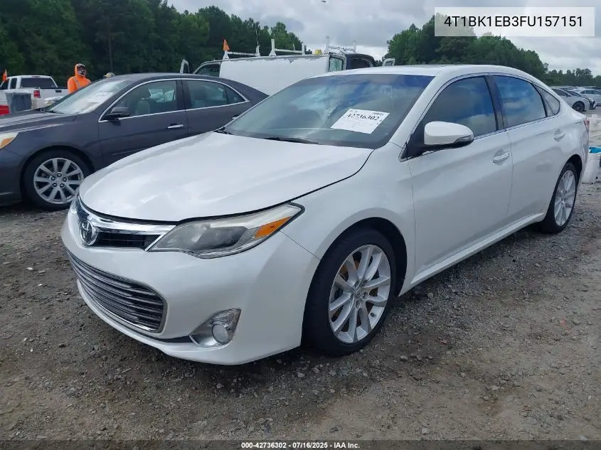 4T1BK1EB3FU157151 2015 Toyota Avalon Limited