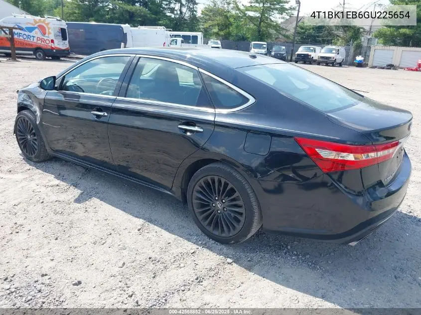 2016 Toyota Avalon Touring VIN: 4T1BK1EB6GU225654 Lot: 42568852