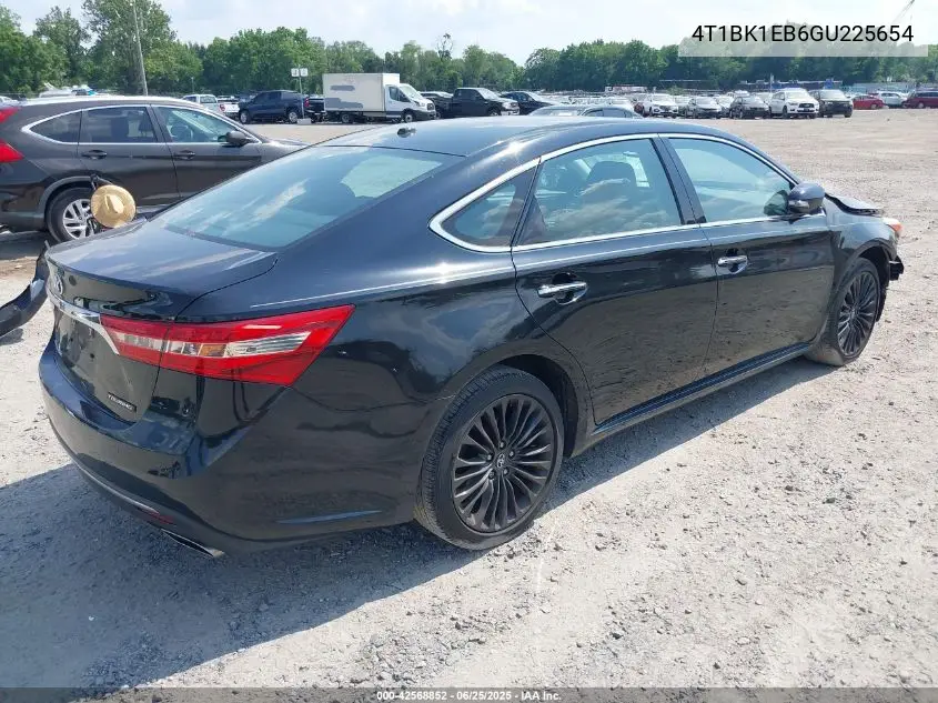 2016 Toyota Avalon Touring VIN: 4T1BK1EB6GU225654 Lot: 42568852