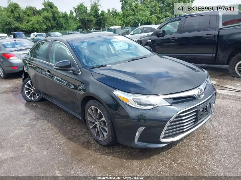 2016 Toyota Avalon Xle Premium VIN: 4T1BK1EB9GU197641 Lot: 42735034