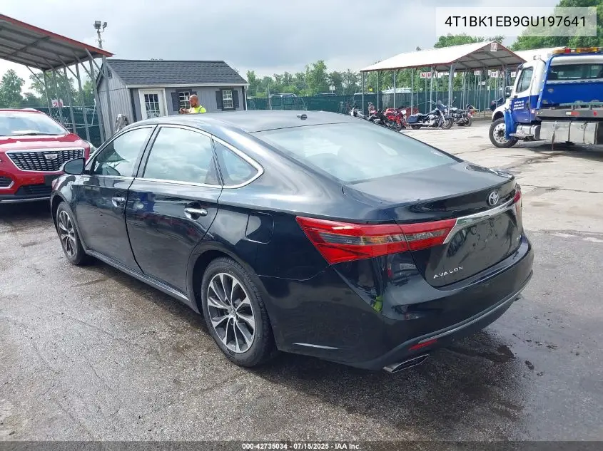 2016 Toyota Avalon Xle Premium VIN: 4T1BK1EB9GU197641 Lot: 42735034