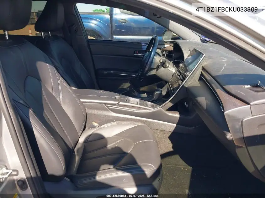 2019 Toyota Avalon Xle VIN: 4T1BZ1FB0KU033309 Lot: 42669084
