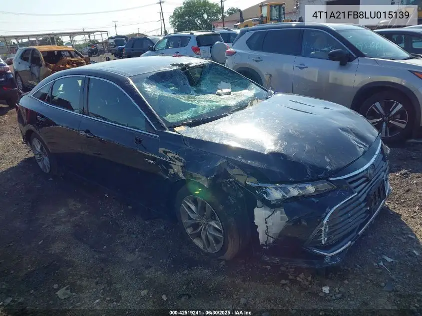2020 Toyota Avalon Xle VIN: 4T1A21FB8LU015139 Lot: 42519241