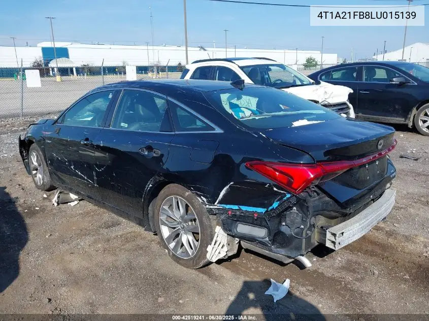 2020 Toyota Avalon Xle VIN: 4T1A21FB8LU015139 Lot: 42519241
