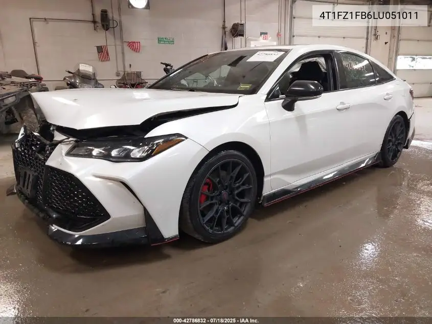 2020 Toyota Avalon Trd VIN: 4T1FZ1FB6LU051011 Lot: 42786832