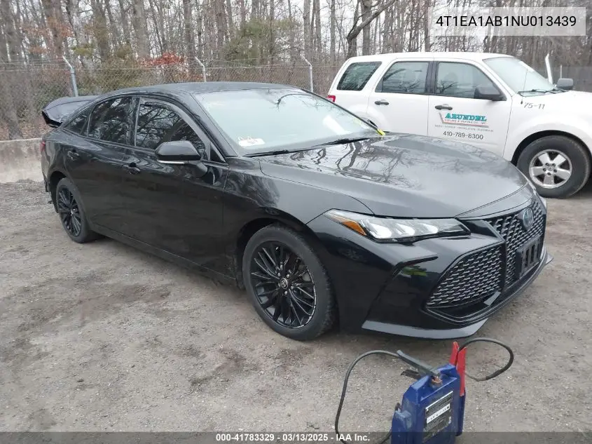 2022 Toyota Avalon Xse Nightshade Hybrid VIN: 4T1EA1AB1NU013439 Lot: 41783329