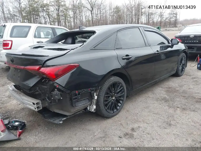 2022 Toyota Avalon Xse Nightshade Hybrid VIN: 4T1EA1AB1NU013439 Lot: 41783329
