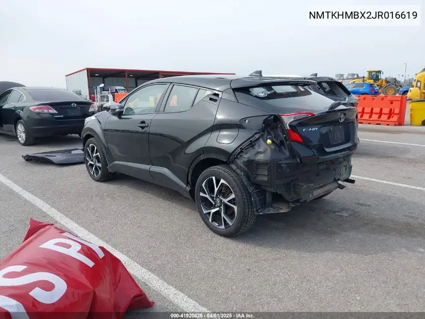 2018 Toyota C-Hr Xle VIN: NMTKHMBX2JR016619 Lot: 41920426